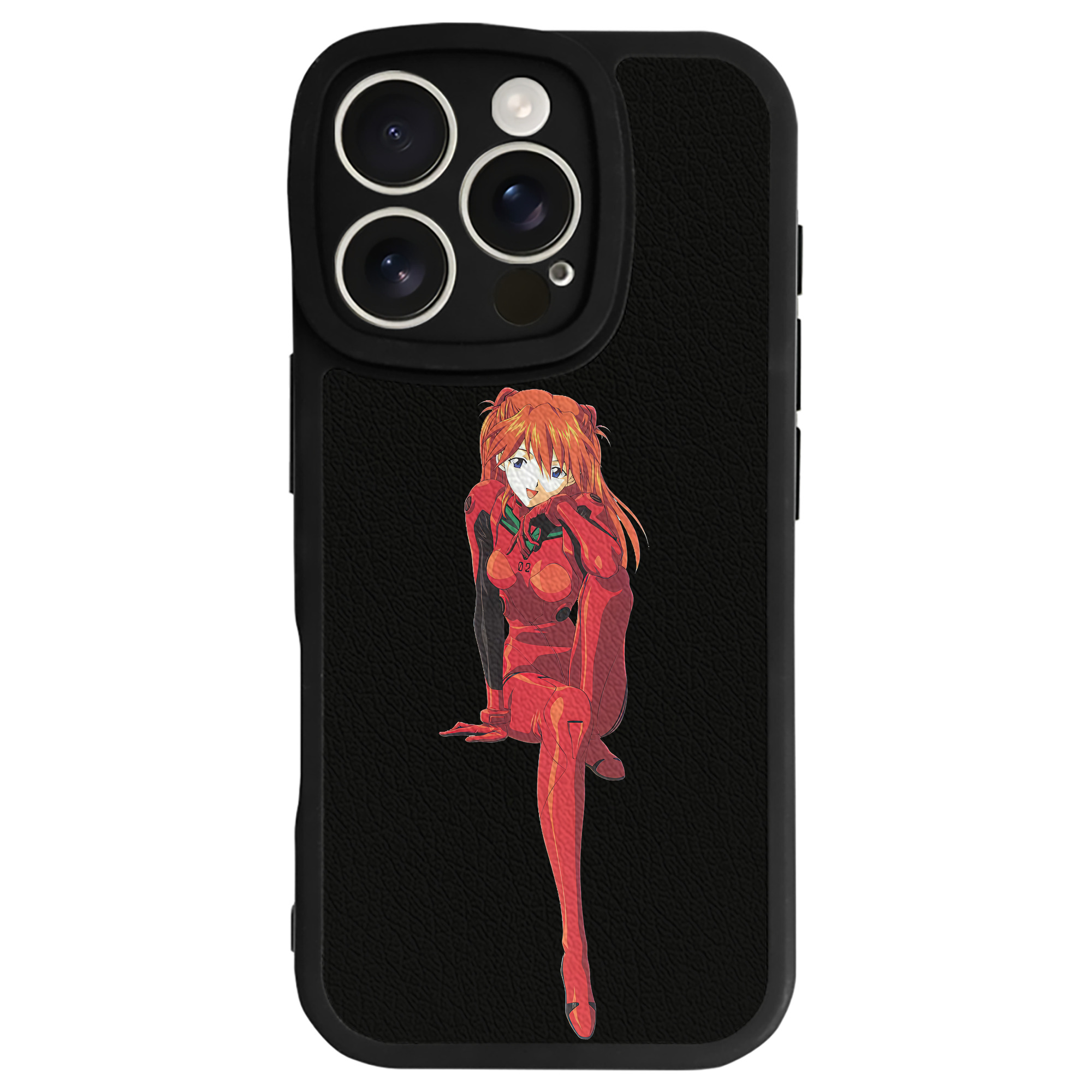 （画像用） EVA 新世紀エヴァンゲリオン 【iPhone 16シリーズ対応】シリコンスマホケース（レザー調） 材質：シリコン